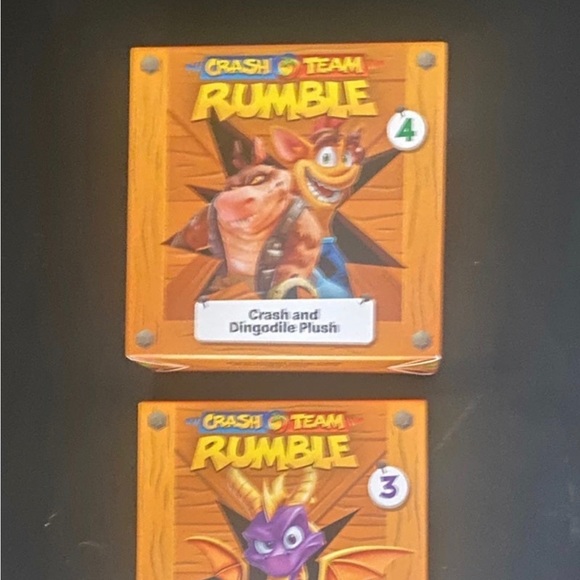 Crash Team Rumble Crash and Dingodile Plush McDonald’s Happy Meal Toy - Picture 6 of 9